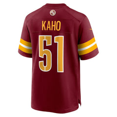 Ale Kaho Washington Commanders Team Game Jersey - Burgundy - Nike
