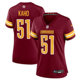 Ale Kaho Washington Commanders Women's Team Game Jersey - Burgundy - Nike