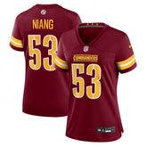 Lucas Niang Washington Commanders Women's Team Game Jersey - Burgundy - Nike