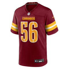 Kain Medrano Washington Commanders Team Game Jersey - Burgundy - Nike