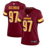 Eddie Goldman Washington Commanders Women's Team Game Jersey - Burgundy - Nike