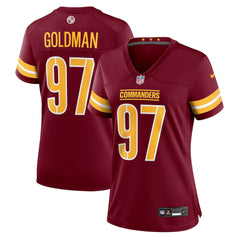 Eddie Goldman Washington Commanders Women's Team Game Jersey - Burgundy - Nike