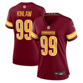 Javon Kinlaw Washington Commanders Women's Team Game Jersey - Burgundy - Nike