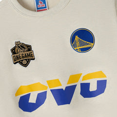 Golden State Warriors OVO x NBA Fleece Sweatshirt Natural