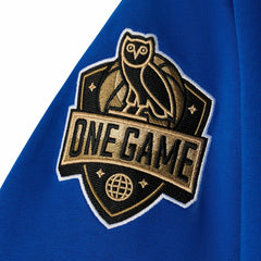 New York Knicks OVO x NBA Fleece Hoodie Blue