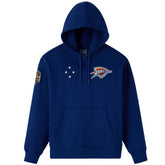 Oklahoma City Thunder OVO x NBA Fleece Hoodie Blue