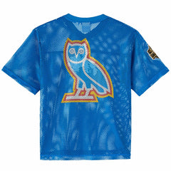 Oklahoma City Thunder OVO x NBA Mesh Football Fashion Jersey Blue