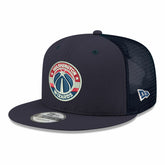 New Era Washington Wizards Core Logo Meshback 9FIFTY Snapback Hat Navy