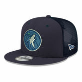 New Era Minnesota Timberwolves Core Logo Meshback 9FIFTY Snapback Hat Navy