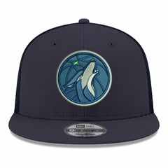 New Era Minnesota Timberwolves Core Logo Meshback 9FIFTY Snapback Hat Navy