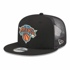 New Era New York Knicks Core Logo Meshback 9FIFTY Snapback Hat Black