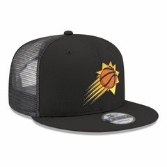 New Era Phoenix Suns Core Logo Meshback 9FIFTY Snapback Hat Black