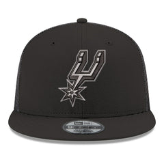 New Era San Antonio Spurs Core Logo Meshback 9FIFTY Snapback Hat Black