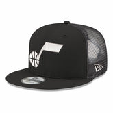 New Era Utah Jazz Core Logo Meshback 9FIFTY Snapback Hat Black