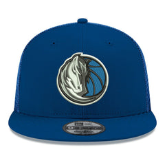 New Era Dallas Mavericks Core Logo Meshback 9FIFTY Snapback Hat Navy