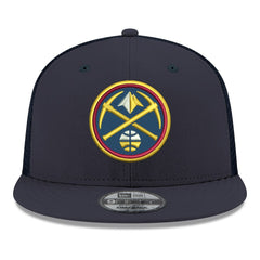 New Era Denver Nuggets Core Logo Meshback 9FIFTY Snapback Hat Navy