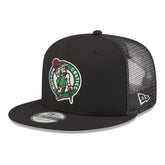 New Era Boston Celtics Core Logo Meshback 9FIFTY Snapback Hat Black