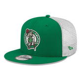 New Era Boston Celtics Core Logo Meshback 9FIFTY Snapback Hat Kelly Green