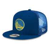 New Era Golden State Warriors Core Logo Meshback 9FIFTY Snapback Hat Royal