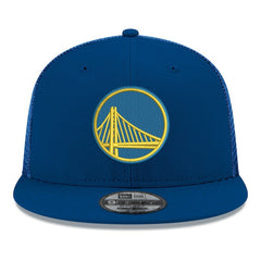 New Era Golden State Warriors Core Logo Meshback 9FIFTY Snapback Hat Royal