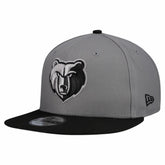 New Era Memphis Grizzlies Core Logo Storm Gray Two-Tone 9FIFTY Snapback Hat Gray
