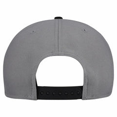 New Era Miami Heat Core Logo Storm Gray Two-Tone 9FIFTY Snapback Hat Gray