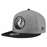 New Era Minnesota Timberwolves Core Logo Storm Gray Two-Tone 9FIFTY Snapback Hat Gray