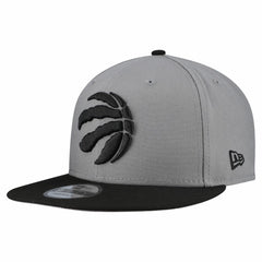 New Era Toronto Raptors Core Logo Storm Gray Two-Tone 9FIFTY Snapback Hat Gray