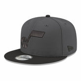 New Era Utah Jazz Logo 2-Tone 9FIFTY Snapback Hat Gray/Black