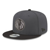 New Era Dallas Mavericks Logo 2-Tone 9FIFTY Snapback Hat Gray/Black