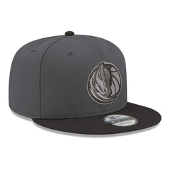 New Era Dallas Mavericks Logo 2-Tone 9FIFTY Snapback Hat Gray/Black