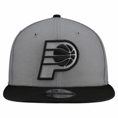 New Era Indiana Pacers Core Logo Storm Gray Two-Tone 9FIFTY Snapback Hat Gray