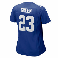 Art Green New York Giants Women's Team Game Jersey - Royal - Nike