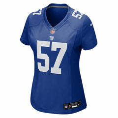 Chauncey Golston New York Giants Women's Team Game Jersey - Royal - Nike