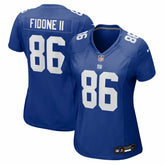 Thomas Fidone II New York Giants Women's Team Game Jersey - Royal - Nike