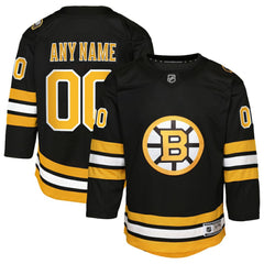 Boston Bruins Youth Home Custom Premier Jersey - Black | NHL Lifestyle