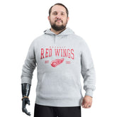 Detroit Red Wings G-III Sports by Carl Banks Adaptive Classic Team Spirit Fleece Hoodie - Gray | NHL near me