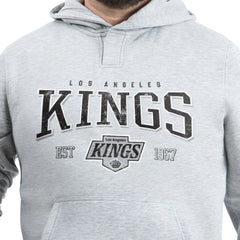 Los Angeles Kings G-III Sports by Carl Banks Adaptive Classic Team Spirit Fleece Hoodie - Gray | NHL discount