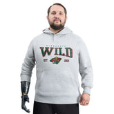 Minnesota Wild G-III Sports by Carl Banks Adaptive Classic Team Spirit Fleece Hoodie - Gray | NHL Clearance
