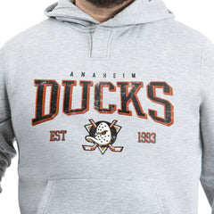 Anaheim Ducks G-III Sports by Carl Banks Adaptive Classic Team Spirit Fleece Hoodie - Gray | NHL online