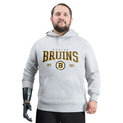 Boston Bruins G-III Sports by Carl Banks Adaptive Classic Team Spirit Fleece Hoodie - Gray | NHL online