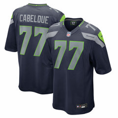 Bryce Cabeldue Seattle Seahawks Team Game Jersey - College Navy - Nike
