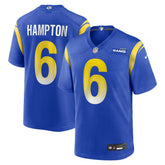 Nick Hampton Los Angeles Rams Team Game Jersey - Royal - Nike