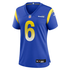 Nick Hampton Los Angeles Rams Women's Team Game Jersey - Royal - Nike
