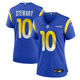 Josaiah Stewart Los Angeles Rams Women's Team Game Jersey - Royal - Nike
