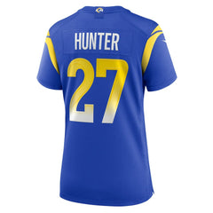 Jarquez Hunter Los Angeles Rams Women's Team Game Jersey - Royal - Nike