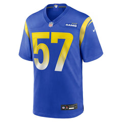 Ty Hamilton Los Angeles Rams Team Game Jersey - Royal - Nike