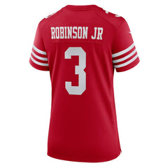 Brian Robinson Jr. San Francisco 49ers Women's Team Game Jersey - Scarlet - Nike