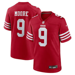 Skyy Moore San Francisco 49ers Team Game Jersey - Scarlet - Nike