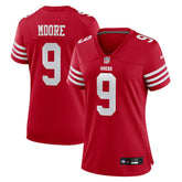 Skyy Moore San Francisco 49ers Women's Team Game Jersey - Scarlet - Nike
